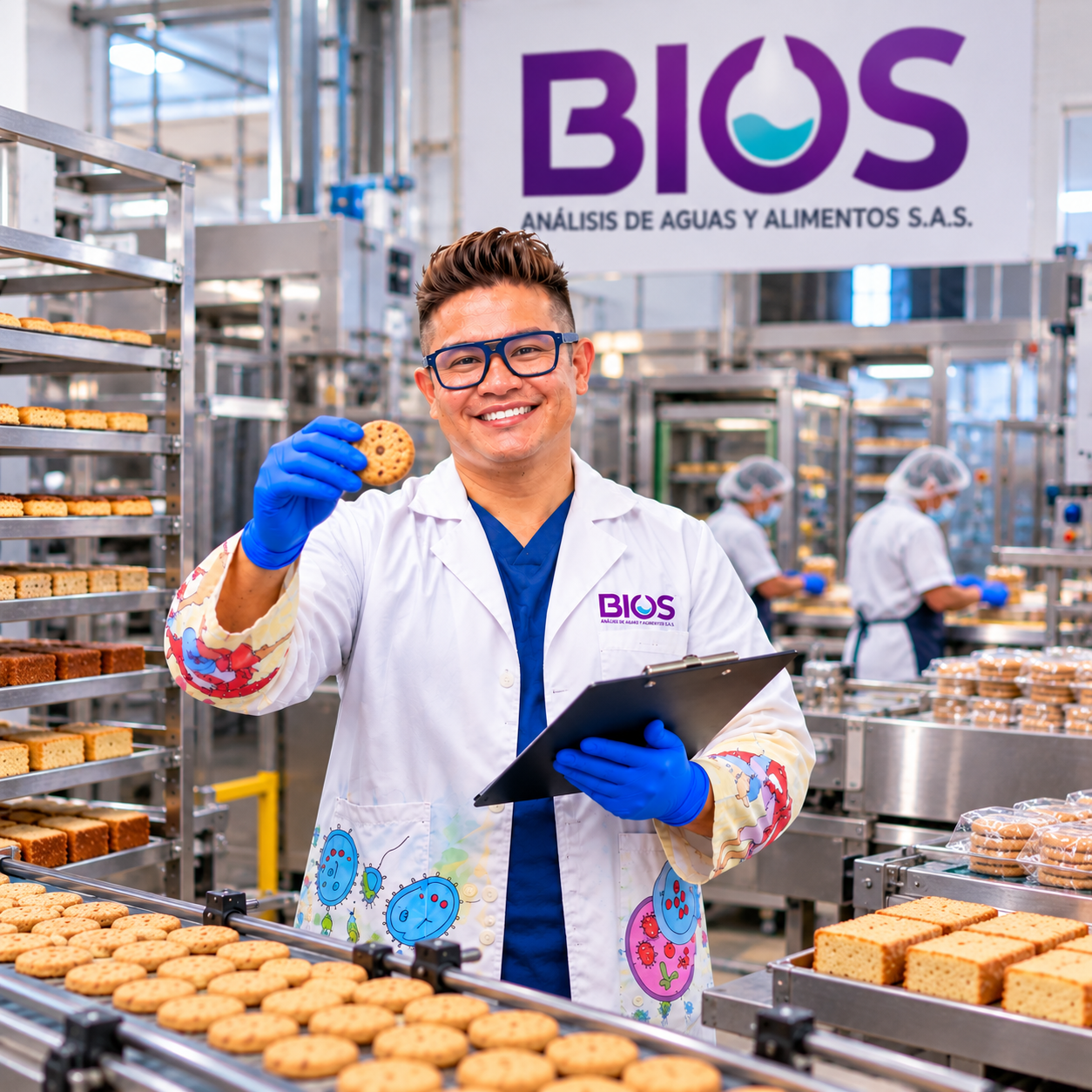 Análisis de alimentos en laboratorio